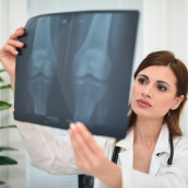 Radiografía de rodilla